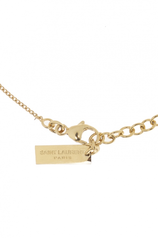 SAINT LAURENT PARIS｜JEWERLY (670468 Y1500 8030) Saint Laurent Paris] YSL Monogram Twist Bracelet, S, Gold